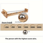 Skillful Wooden Sticks Game with Ball