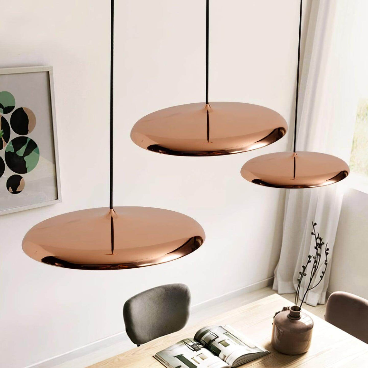 Hanging Lamp with a Simple Form for Modern Interiors