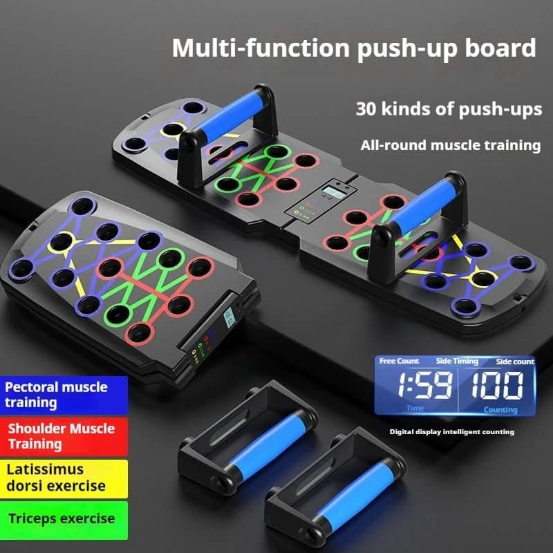 Compact fitness set for strength training & full-body workout at home