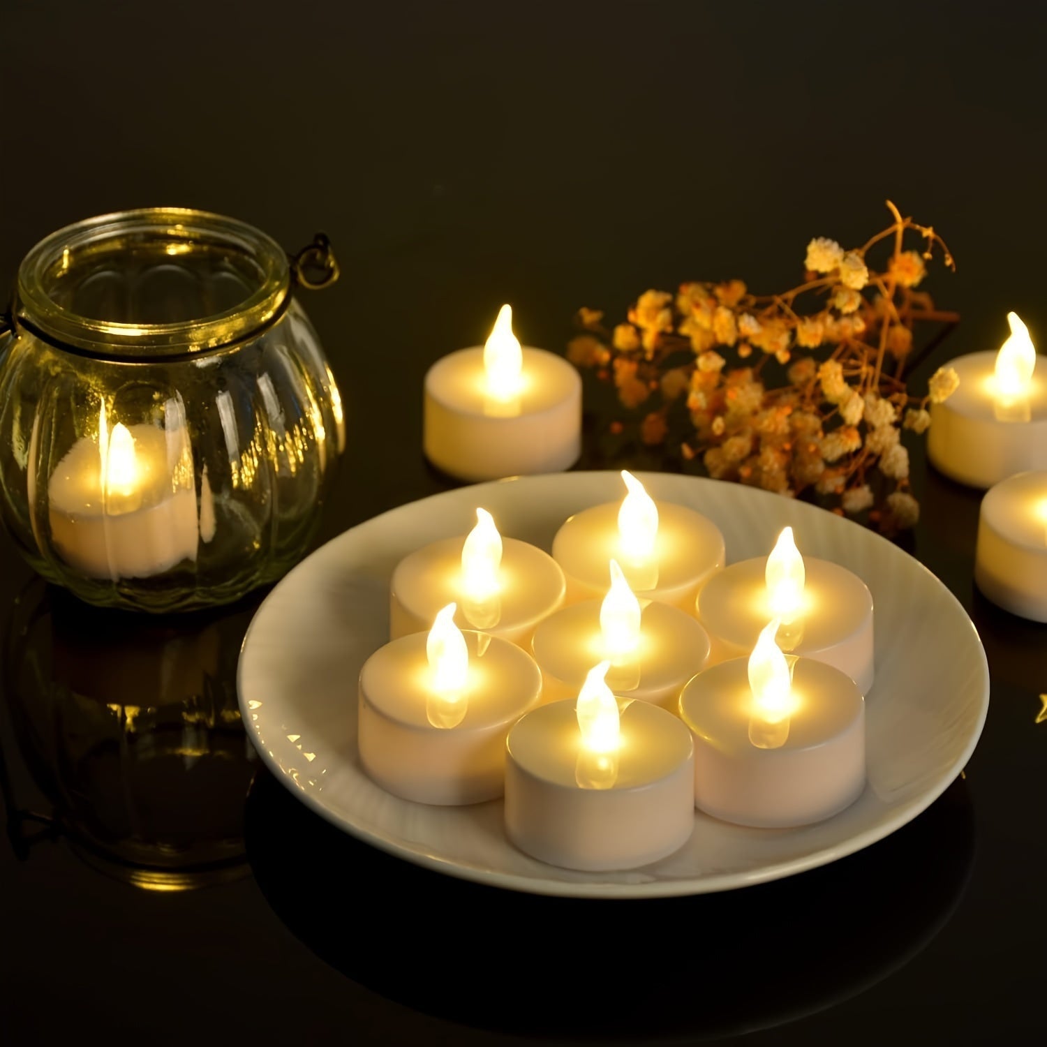 FlameFree LED Tea Lights – Atmospheric Lighting for Every Moment
