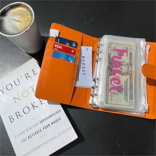 Budget Binder Book With Cash Envelopes