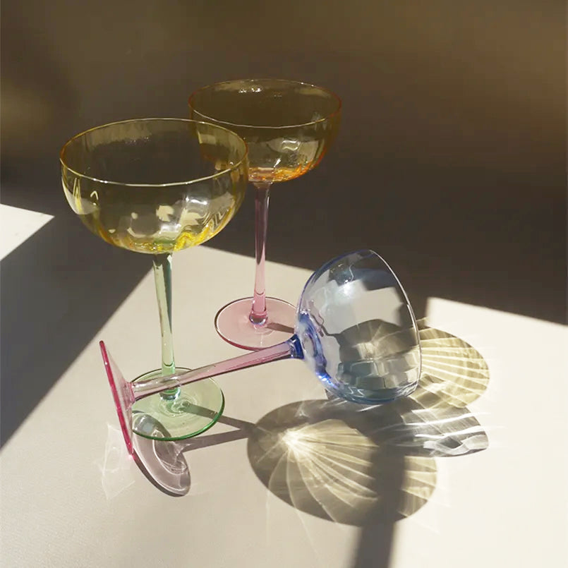 Colored Pumpkin Glassware