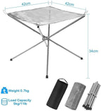 Portable Fire Pit | Foldable Stainless Steel Design | Lightweight Outdoor Camping Stove