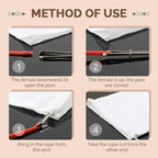 3-piece set cord threading aid – for quick exchange of drawstrings!