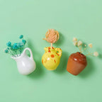 3-Piece Mini Plant Vase Magnets for Decorative and Fresh Accents