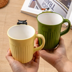 Hanging in There Cat Ceramic Mug