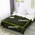 LuxeFlannel – Double-sided Sherpa Blanket for Ultimate Comfort