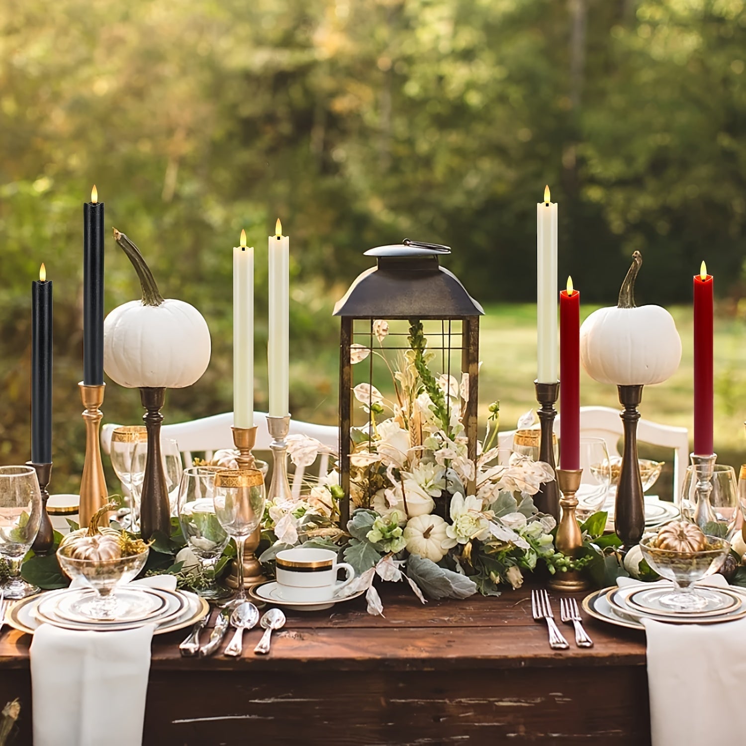 Eebuss Flameless Cone Candles – Realistic LED Effect