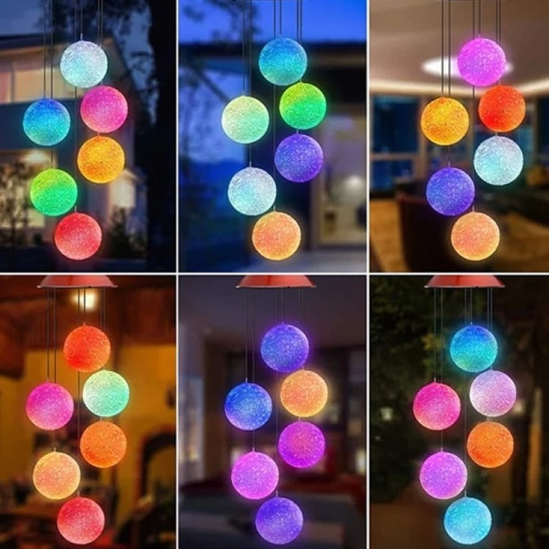 Solar-powered butterfly lights