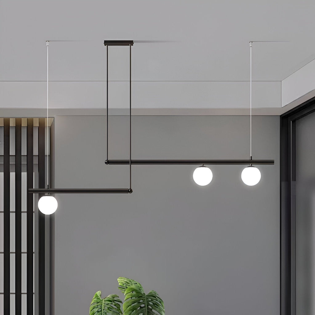 Nordic Glass Linear Luxury Pendant Lamp