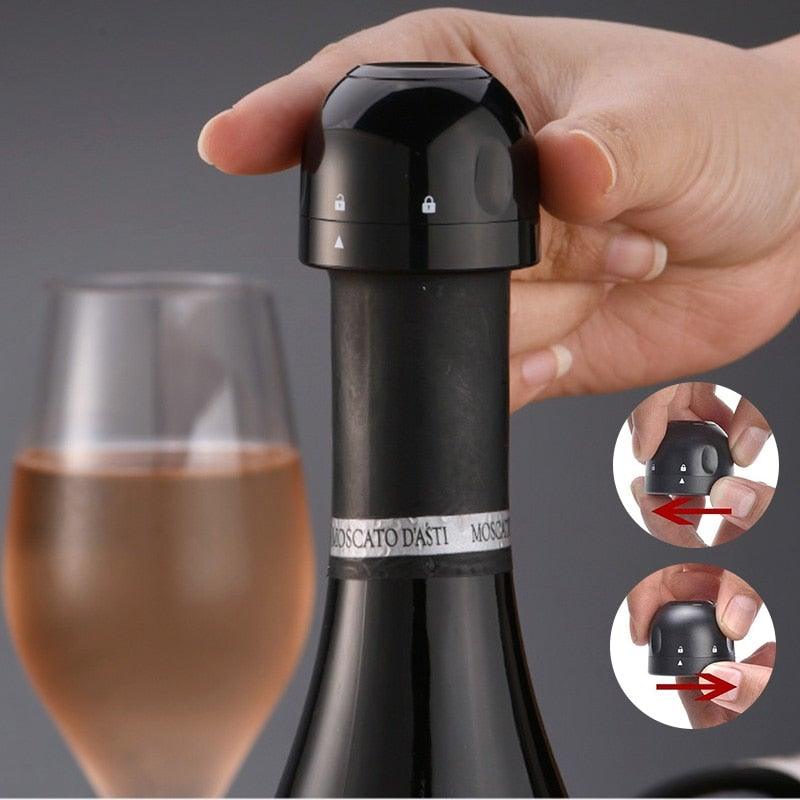 3 Piece Vacuum Bottle Stopper