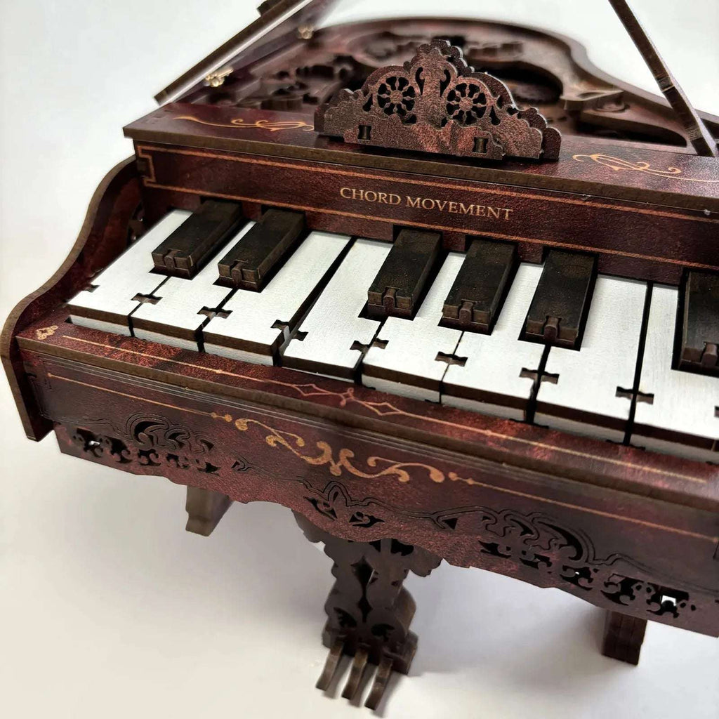 3D Piano DIY Wooden Mechanical Puzzles