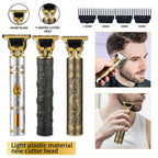 Branded T9 Vintage Beard Trimmer Professional Hair Cut Shaving Machine USB Rechargeable Wireless