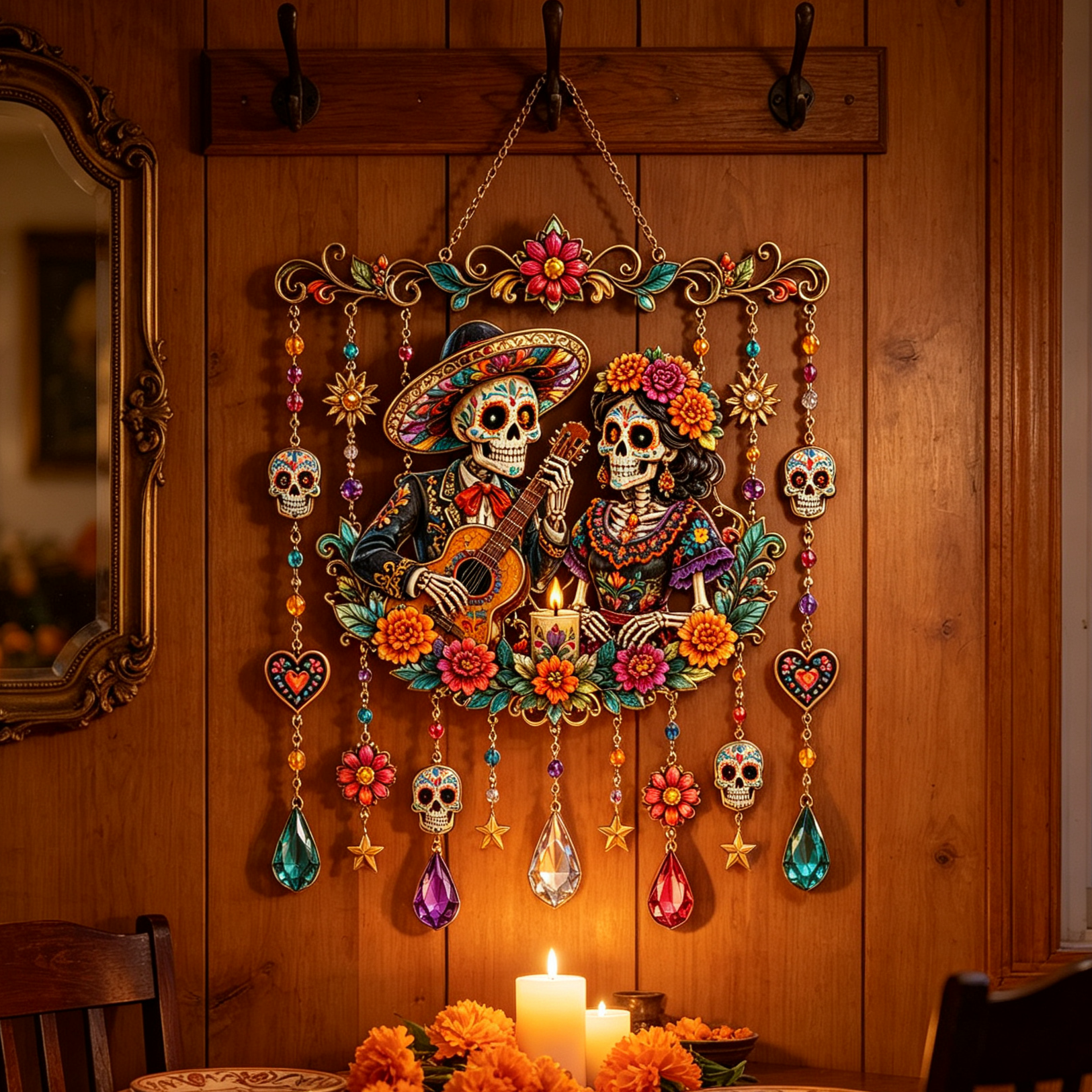 Holiday Window Suncatcher - 3 Seasonal Designs, 20 cm