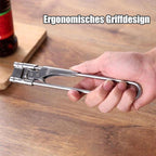 Adjustable multifunctional can opener made of stainless steel