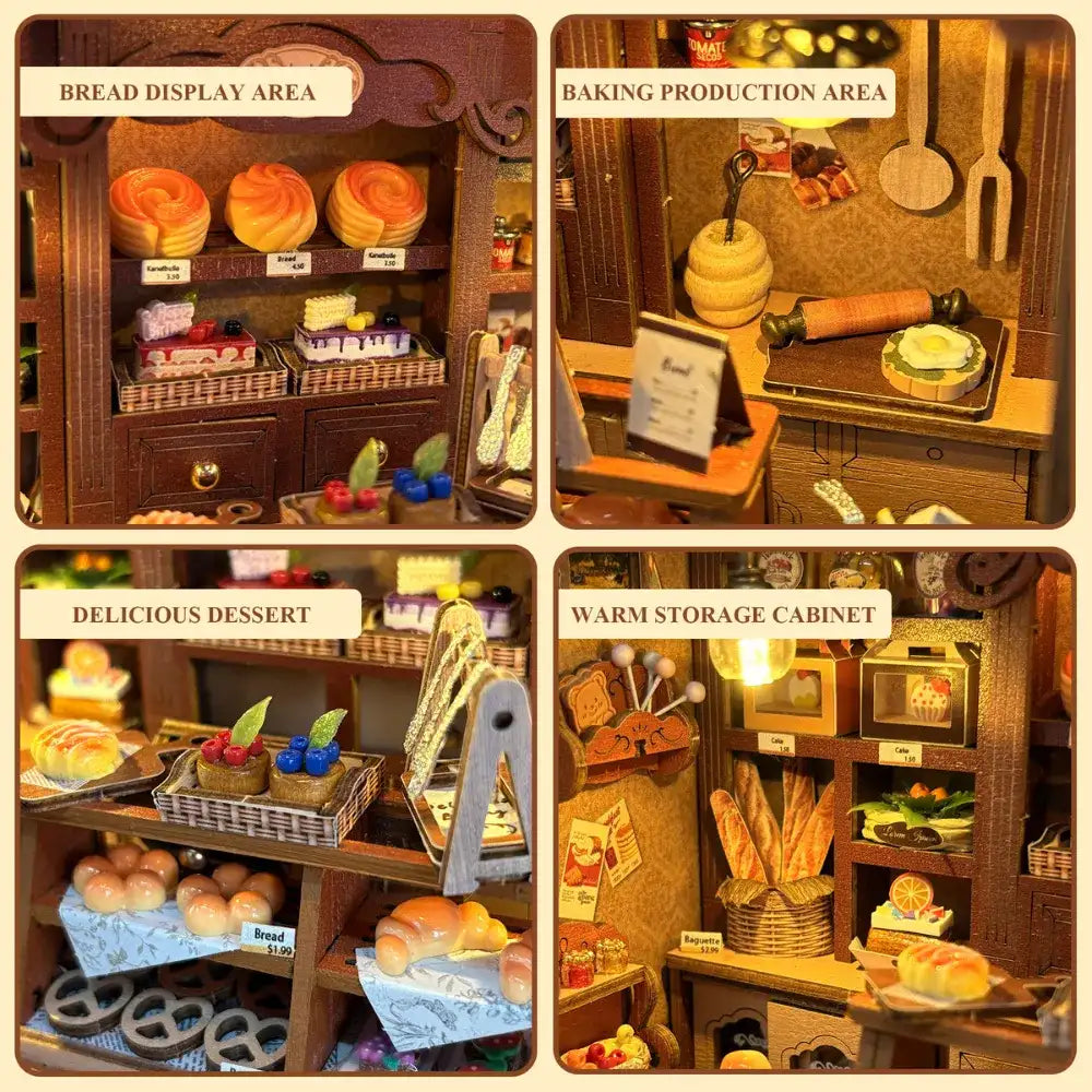 Zora’s Bakery DIY Mini House Kit l DIY Miniature Kit