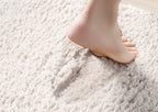 Feblilac Get Naked White Floor Bathroom Mat, 50x80cm Bathroom Rug, Plush Water-Absorbent, Non-Slip Toilet Mat, Artificial Bathroom Mats, Best Bath Rugs
