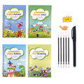 Kids Practice Magic Groove Writing Notebook Auto-Disappears in 10 Minutes
