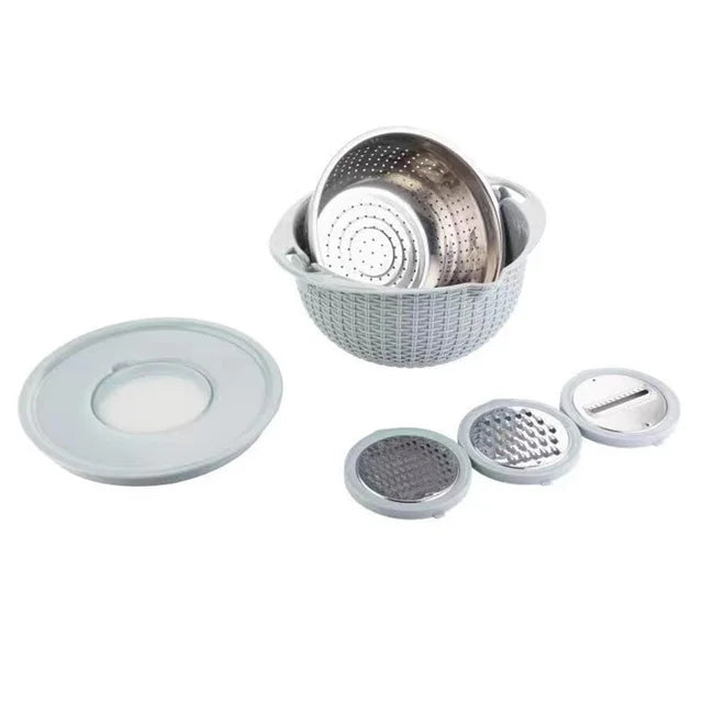 Innovative multifunctional colander for quick work in the kitchen