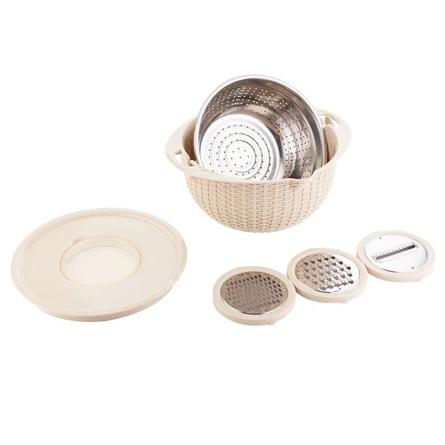 Innovative multifunctional colander for quick work in the kitchen