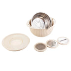 Innovative multifunctional colander for quick work in the kitchen