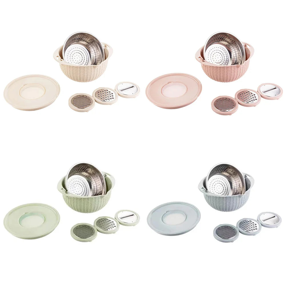 Innovative multifunctional colander for quick work in the kitchen