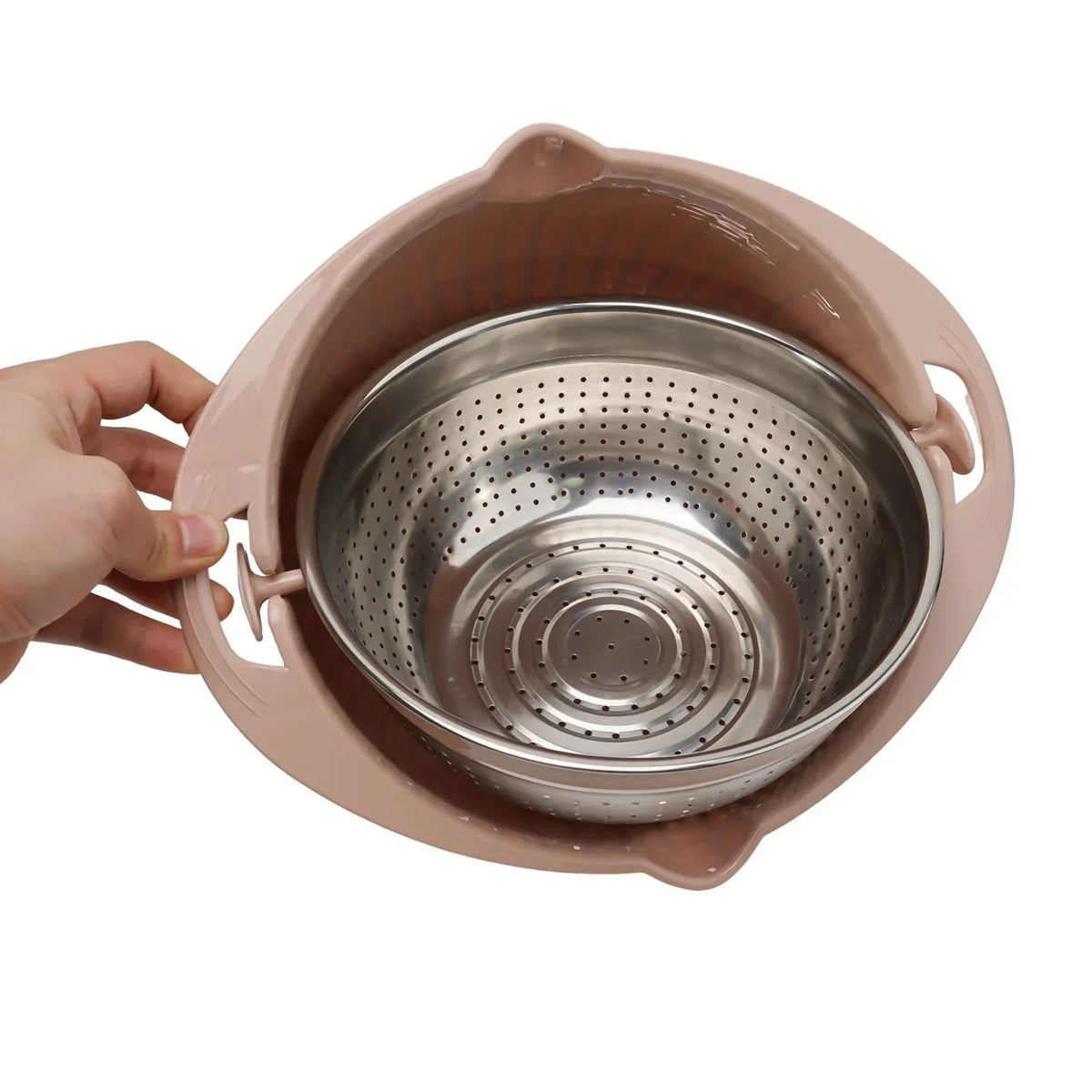 Innovative multifunctional colander for quick work in the kitchen