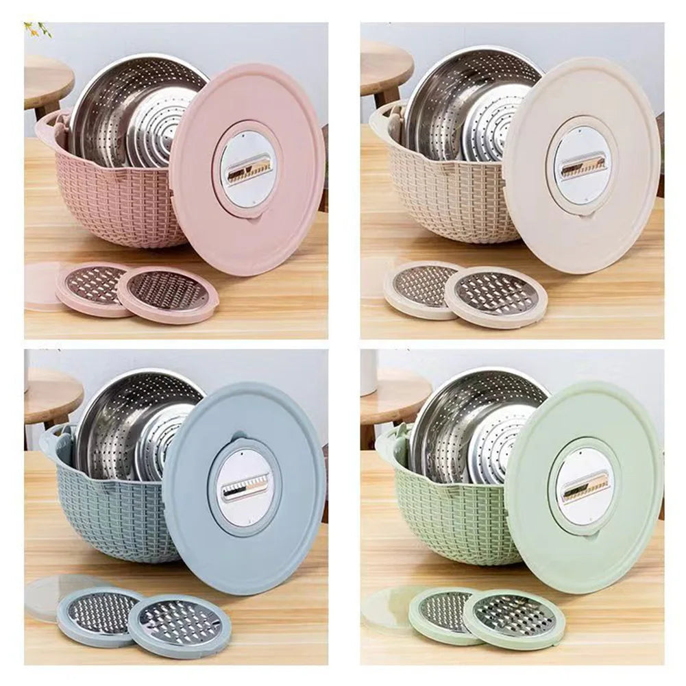 Innovative multifunctional colander for quick work in the kitchen