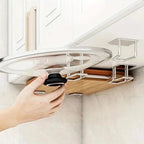 4 pieces | Stainless steel wall holder – Self-adhesive and space-saving