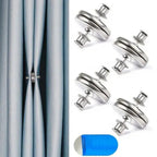 4 Pieces | Magnetic Curtain Clip - Elegant Pleats without Sewing