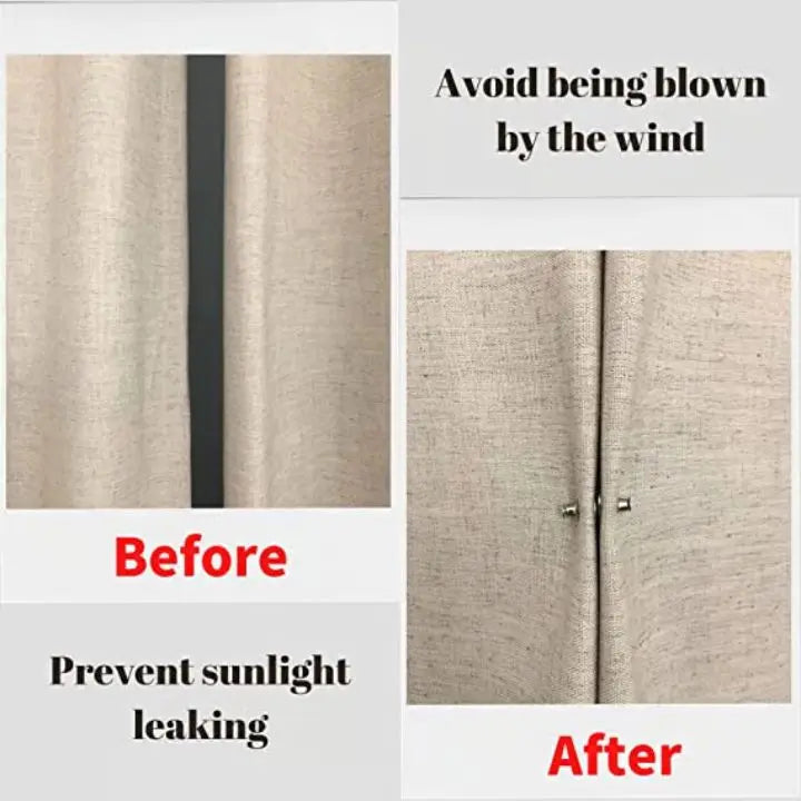4 Pieces | Magnetic Curtain Clip - Elegant Pleats without Sewing