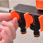 4-Way Garden Hose Connector – Efficient Watering for Your Garden