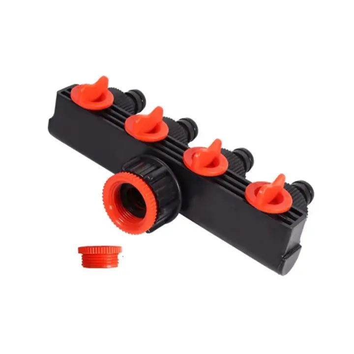 4-Way Garden Hose Connector – Efficient Watering for Your Garden