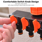 4-Way Garden Hose Splitter – Effortless Water Control for Your Garden