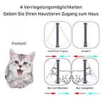 4 Way Pet Door for Cats and Dogs