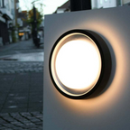 Elegant Wall Lamp Black IP65