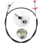 4-Claw Pipe Cleaner, Spring Installation Tool for Kitchen and Bathroom, Hair and Dirt Catcher