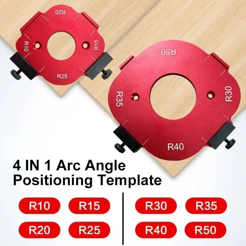 4-in-1 Aluminum Rounding Template – precise corner rounding