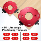 4-in-1 Aluminum Rounding Template – precise corner rounding
