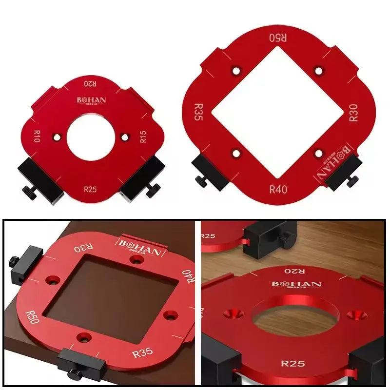 4-in-1 Aluminum Rounding Template – precise corner rounding