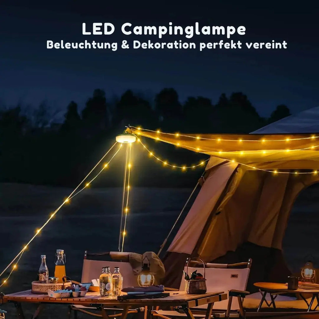 4-in-1 Multifunctional Camping Light – Light, Power & Comfort