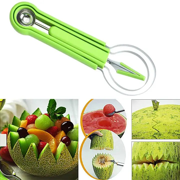 4-in-1 Stainless Steel Fruit Cutter Set