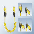 4-in-1 retractable charging cable for ultra-fast charging
