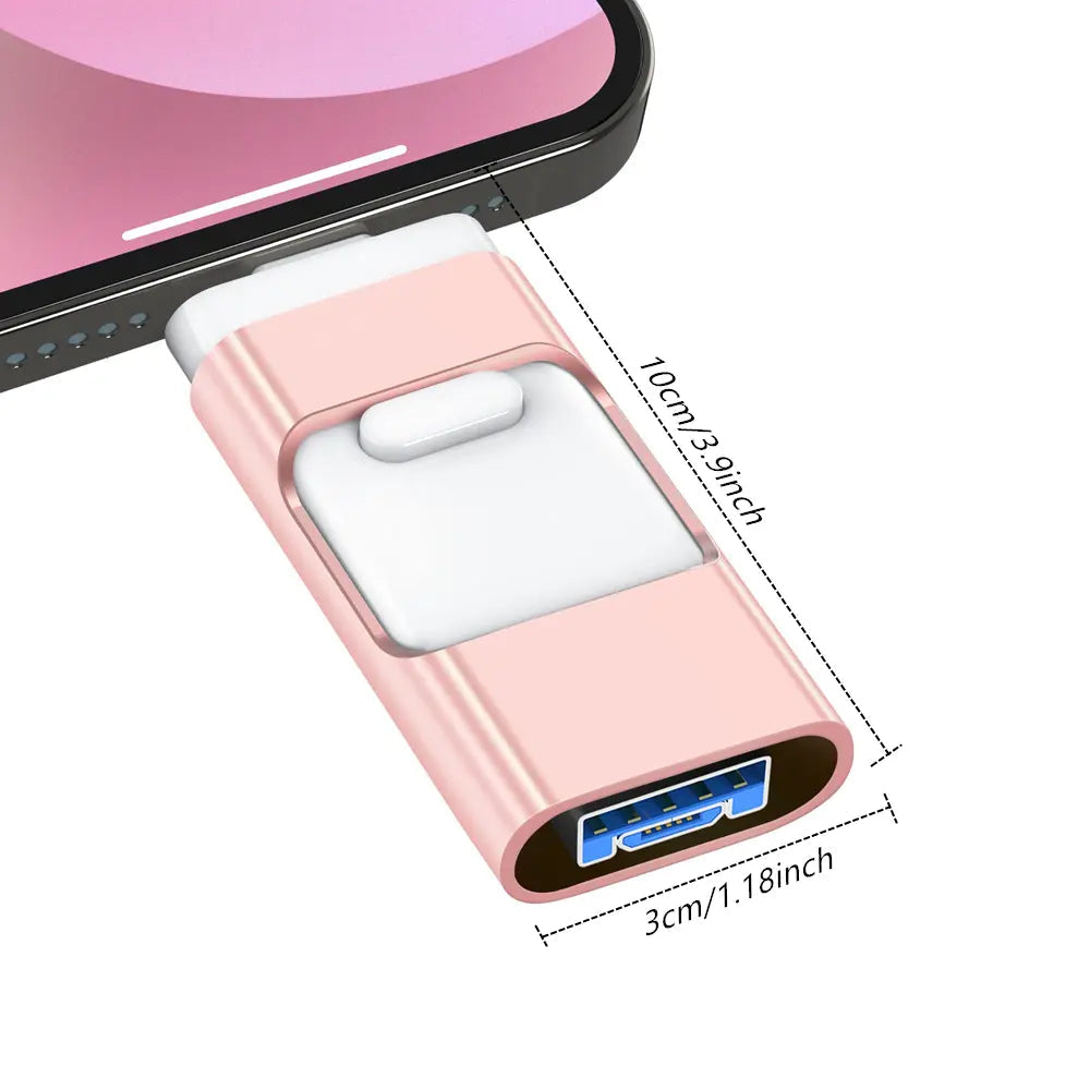 4-in-1-Flash-Drive – More storage space, no lost memories