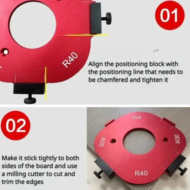 4-in-1 Woodworking Bow Template