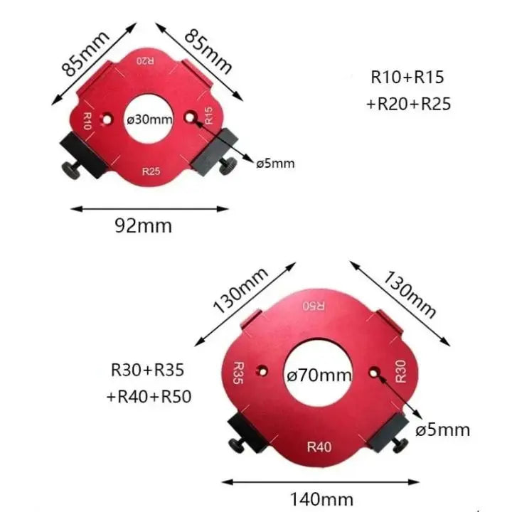 4-in-1 Woodworking Bow Template