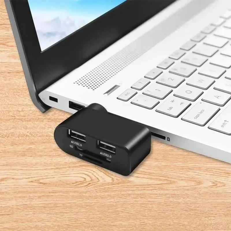 4-in-1 Redatable USB hub – More ports, less clutter