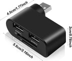 4-in-1 Redatable USB hub – More ports, less clutter