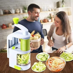4-in-1 Heavy Vegetable Spiralizer with Strong Suction Cup