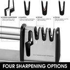 4-in-1 kitchen knife and scissors sharpening tool